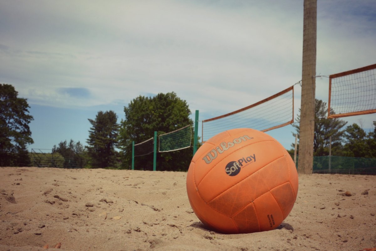 Terrain de volley-ball