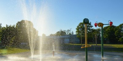 Jeux d'eau au Parc Beaudoin