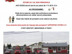 Portes ouvertes de la caserne incendie