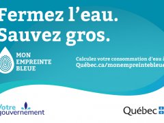 Fermez l'eau. Sauvez gros.