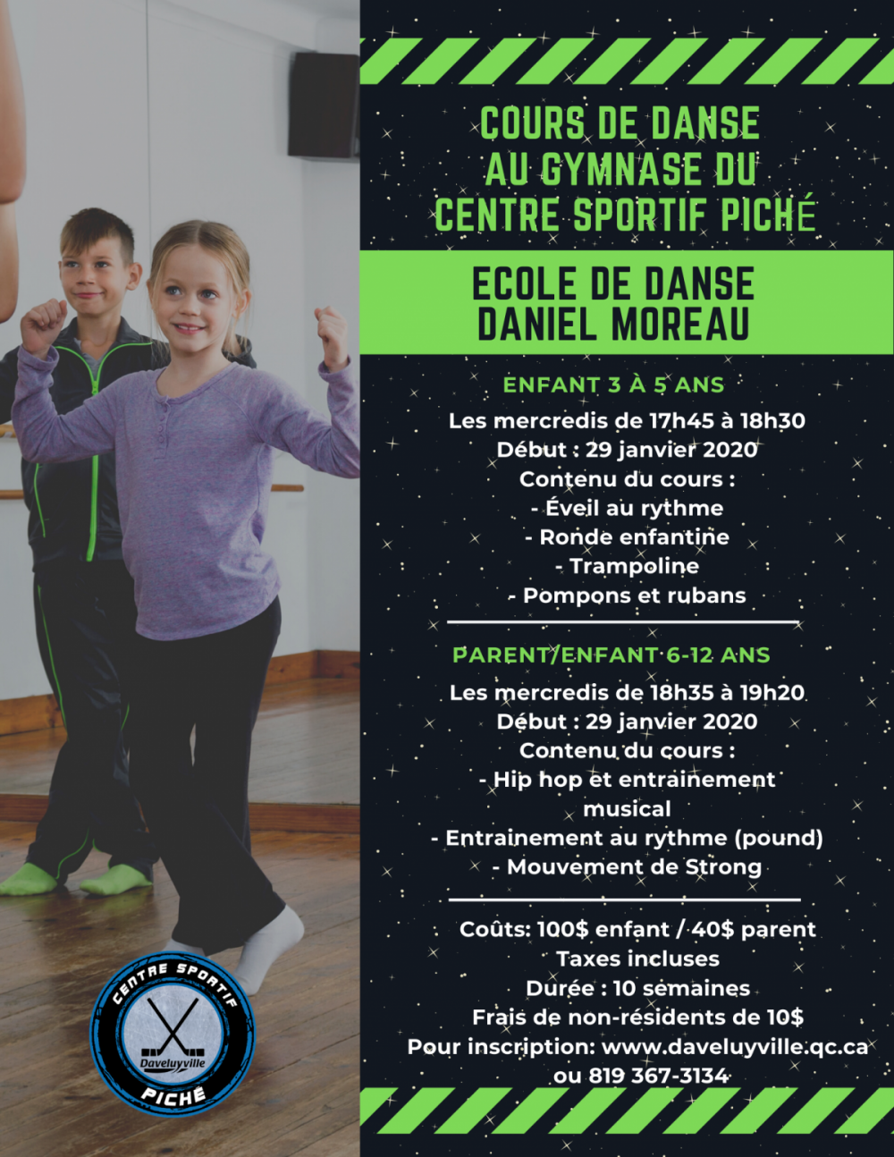 Cours de danse - Hiver 2020