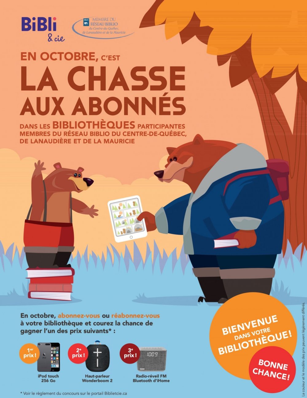 En octobre, c'est la chasse aux abonnés !