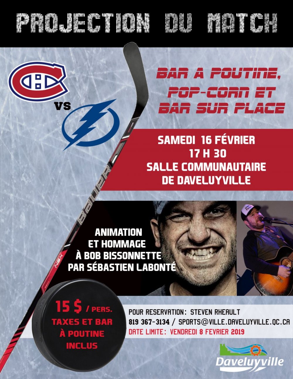 Projection du match Canadiens vs Lightning